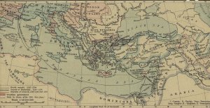 Европа и Средиземноморские земли после 1204 года Из «Исторического атласа» Уильяма Р. Шепарда (1926)