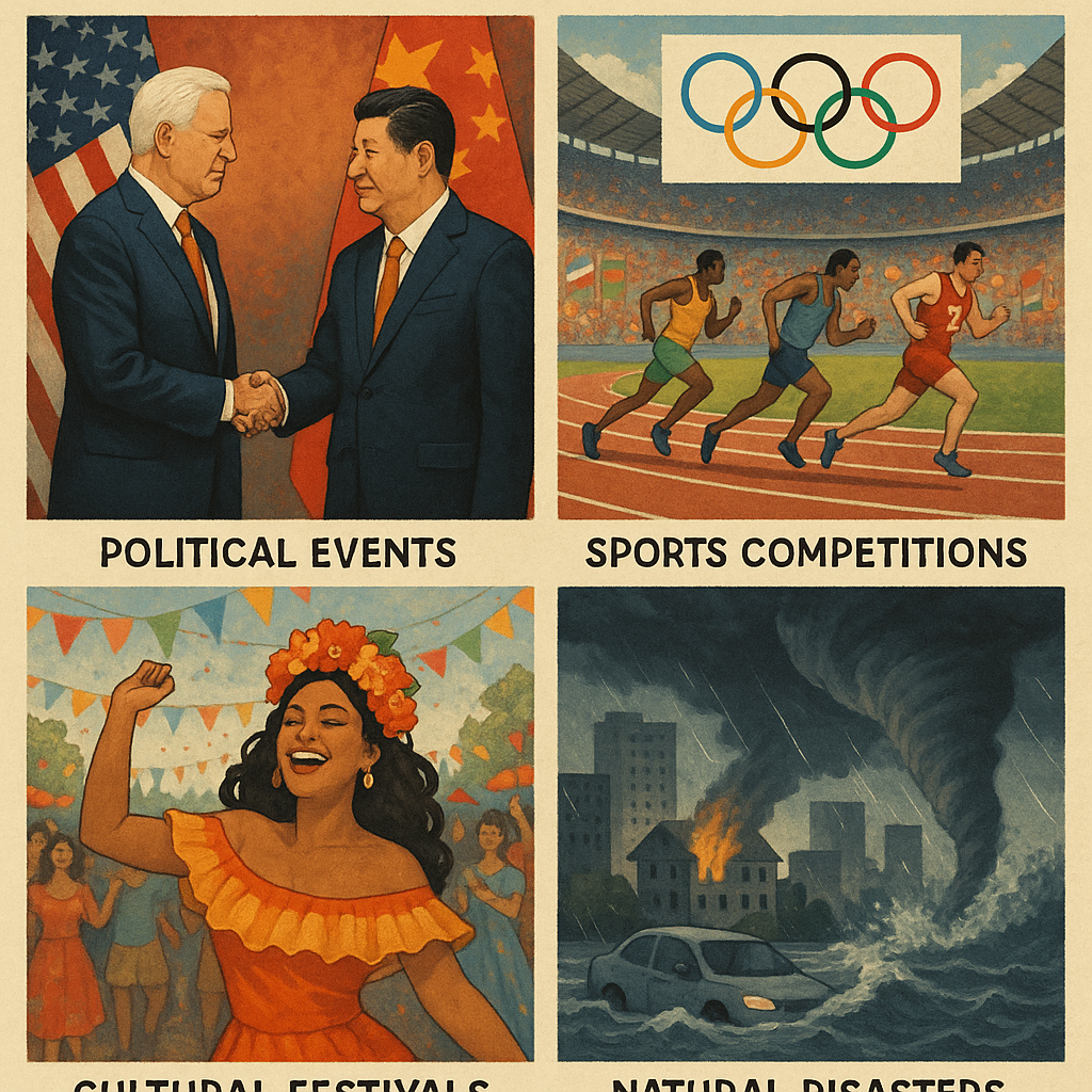 В июле 2025 года мировая арена была отмечена множеством значимых событий